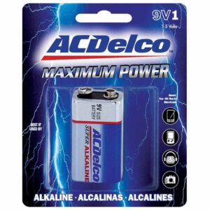 AC DELCO 9V ALKALINE 1 PACK CARDED