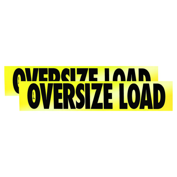 12" x 60" “OVERSIZE LOAD” Two Sided Reflective Aluminum Sign