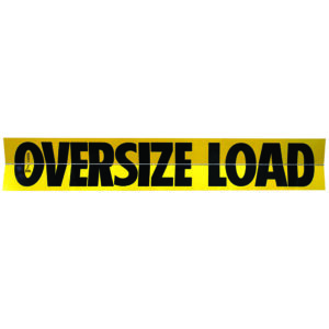 12x72 OVERSIZE LOAD HINGED ALUMINUM SIGN