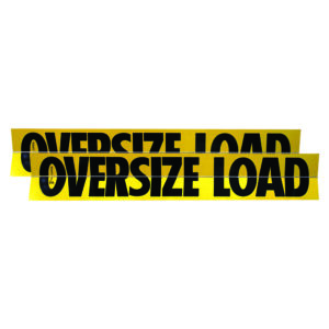 12" x 72" “OVERSIZE LOAD” Two Sided Hinged Aluminum Sign