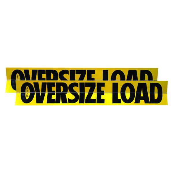 12" x 72" “OVERSIZE LOAD” Two Sided Hinged Aluminum Sign