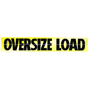 12x72 OVERSIZE LOAD REFLECTIVE HINGED ALUMINUM SIGN