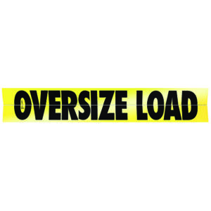 12x60 OVERSIZE LOAD REFLECTIVE HINGED ALUMINUM SIGN