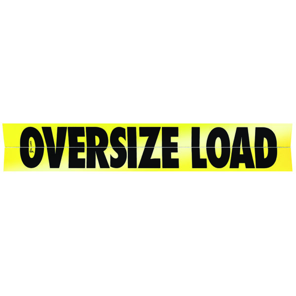 12x60 OVERSIZE LOAD REFLECTIVE HINGED ALUMINUM SIGN