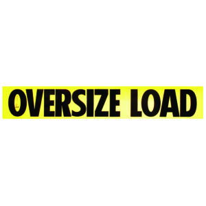 12x72 OVERSIZE LOAD REFLECTIVE DECAL