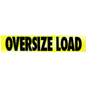 12x60 OVERSIZE LOAD REFLECTIVE DECAL