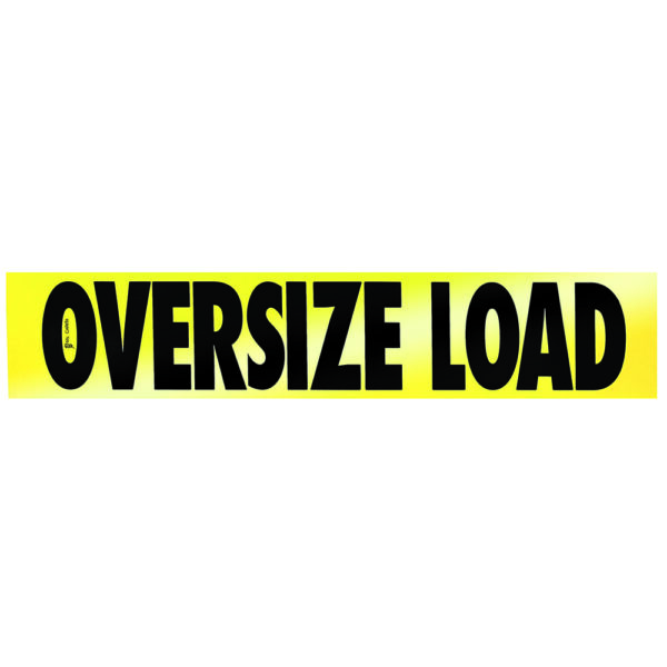 12x60 OVERSIZE LOAD REFLECTIVE DECAL