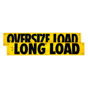12x72 OVERSIZE LOAD/LONG LOAD double sided banner