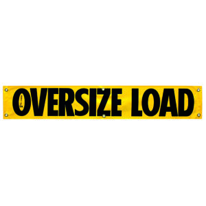 12x72 OVERSIZE LOAD BANNER