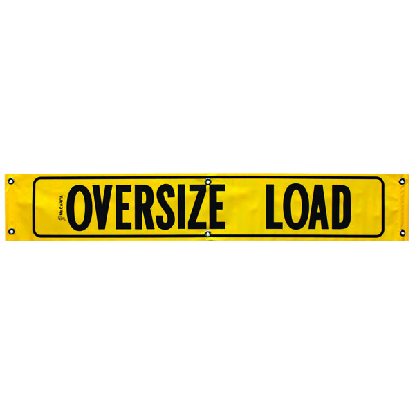 12x72 OVERSIZE LOAD WITH BORDER BANNER