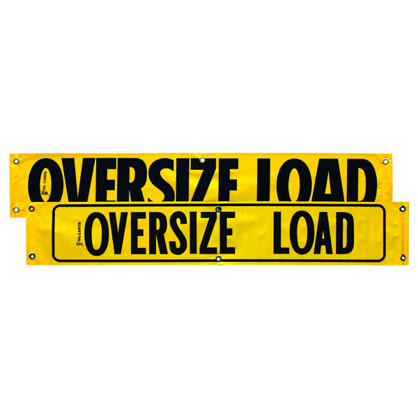 12x72 OVERSIZE LOAD/OVERSIZE LOAD WITH BORDER (1-SIDE) BANNER