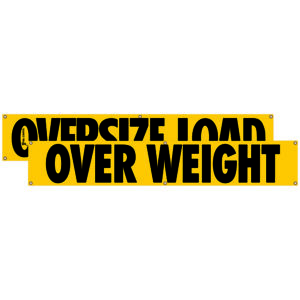 12 X 72 OVERSIZE LOAD/OVERWEIGHT BANNER