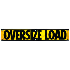 12x72 OVERSIZE LOAD MESH BANNER