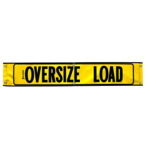 12x72 OVERSIZE LOAD MESH BANNER WITH BORDER