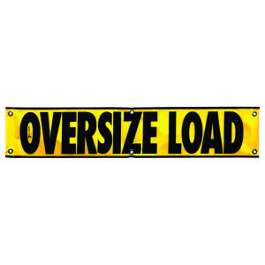 12x60 OVERSIZE LOAD MESH BANNER