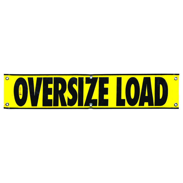 12x60 OVERSIZE LOAD REFLECTIVE BANNER