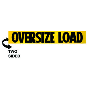 12x72 OVERSIZE LOAD/OVERSIZE LOAD WOOD SIGN