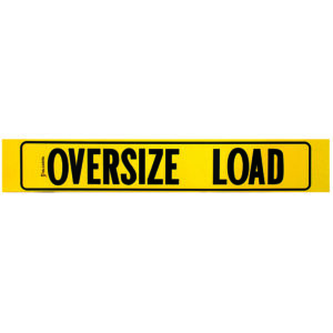 12x72 OVERSIZE LOAD WOOD SIGN WITH BORDER