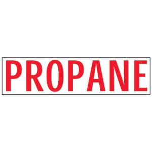 PROPANE DECAL 6" x 24"