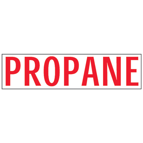 PROPANE DECAL 6" x 24"