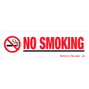 No smoking decal