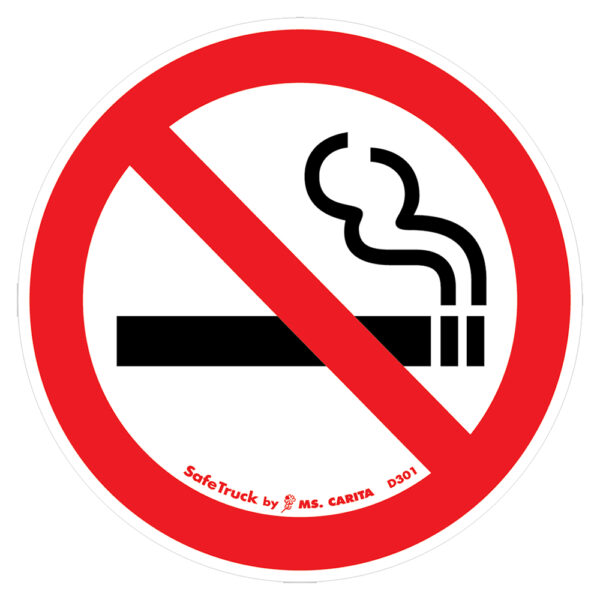 3" x 3" NO SMOKING PICTURE