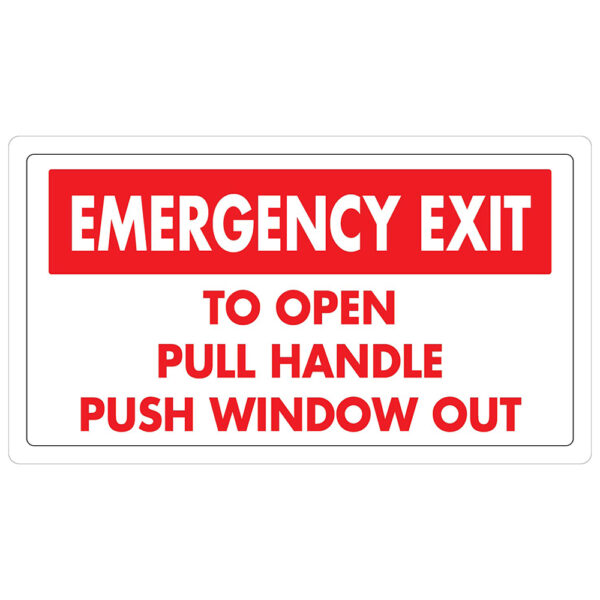 EMER. EXIT INSTRUCTIONS