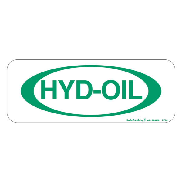 HYD-OIL W/OVAL