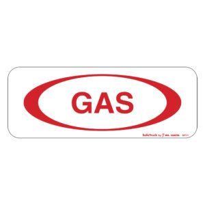 GAS W/OVAL