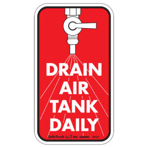 DRAIN AIR TANK DAILY - PIC