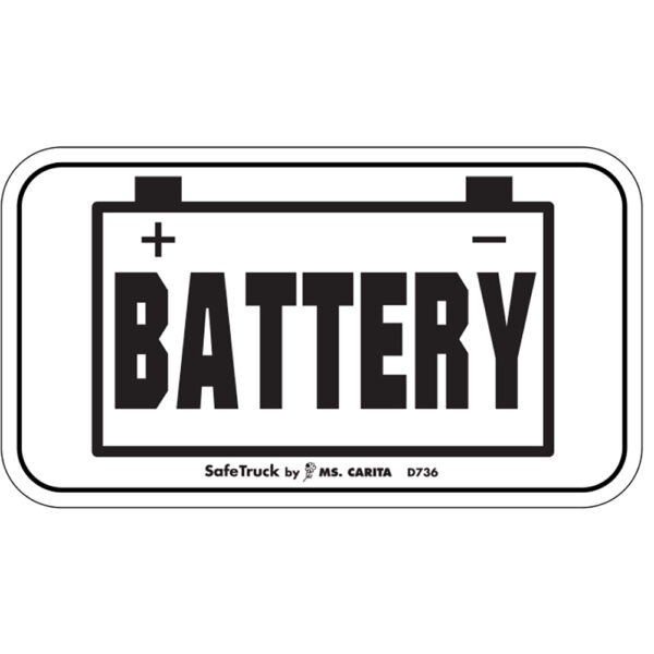 BATTERY DECAL