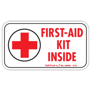 FIRST AID KIT INSIDE