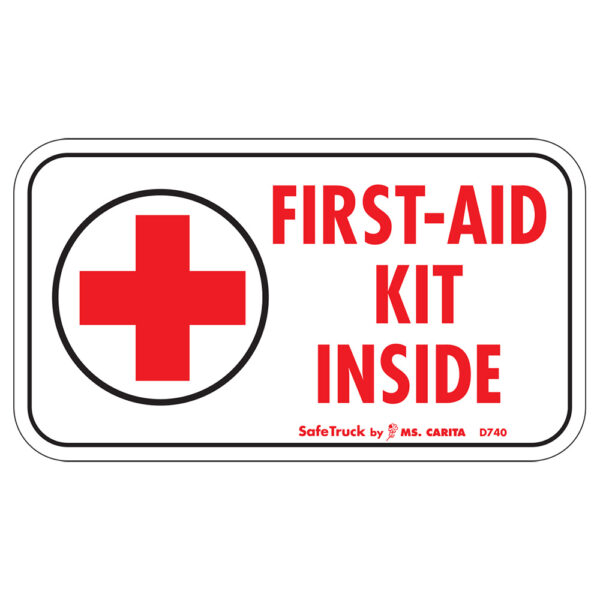 FIRST AID KIT INSIDE