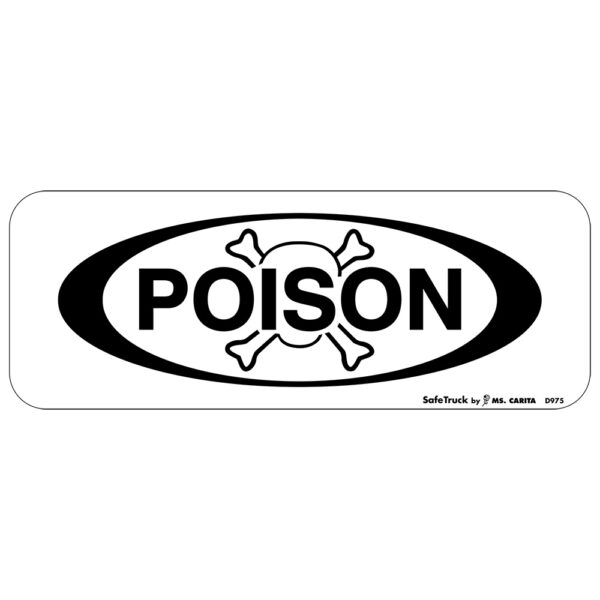 POISON DECAL