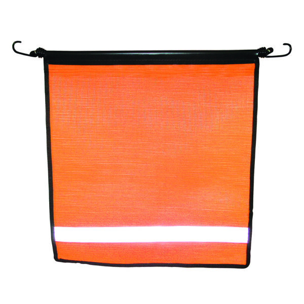 18" REFL ORANGE MESH W/BUNGEE & EB
