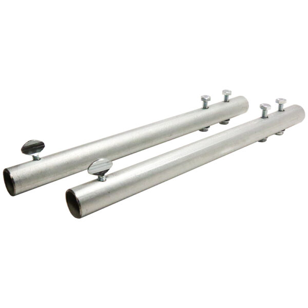 FLAG BRACKET PIPE RETAIL PACKAGE PAIR