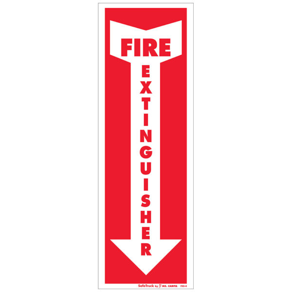 FIRE EXTING W/ARROW