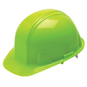 STD 4 PT RATCHET SUSPENSION HARD HAT - HI VIZ LIME