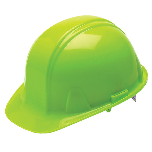 STD 4 PT RATCHET SUSPENSION HARD HAT - HI VIZ LIME