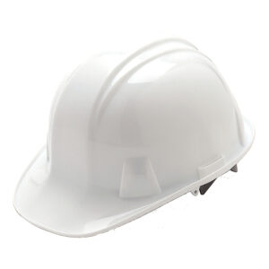 STD 6 PT SNAP LOCK SUSPENSION HARD HAT - WHITE