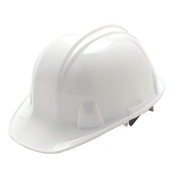 STD 6 PT SNAP LOCK SUSPENSION HARD HAT - WHITE