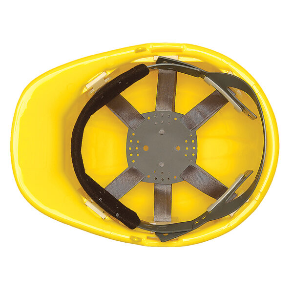 STD 6 PT SNAP LOCK SUSPENSION HARD HAT - YELLOW