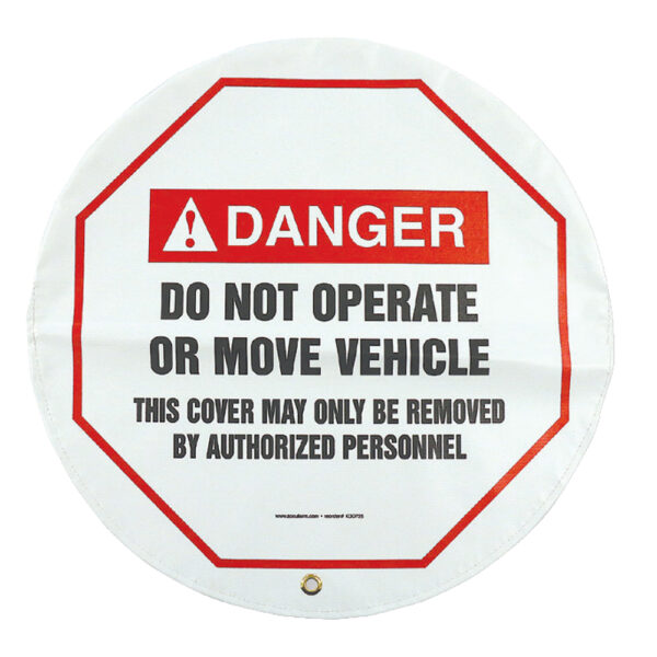 20" DANGER STEERING WHEEL COVER
