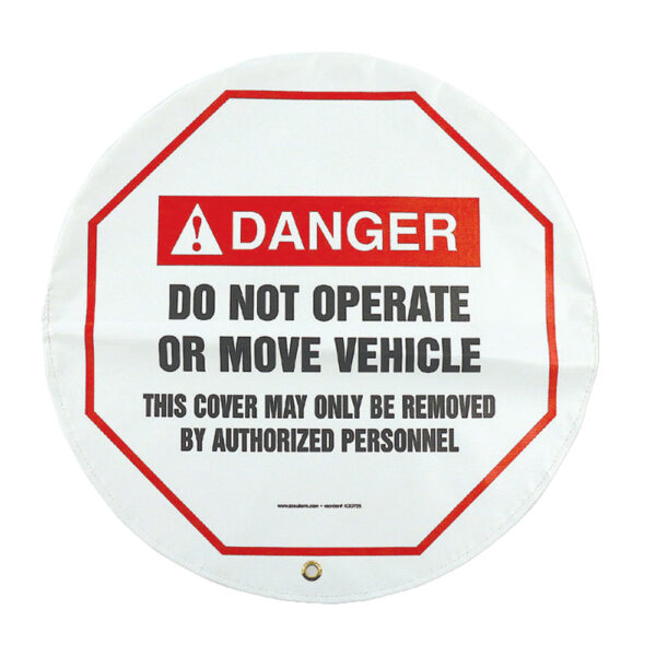 24" DANGER STEERING WHEEL COVER