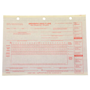DRIVERS DAILY LOG BOOK PAGES (100/PK)