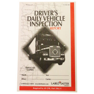 VEHICLE INSPECTION REPORT LOG