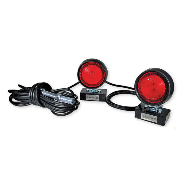 red magnetic tow lights with cord