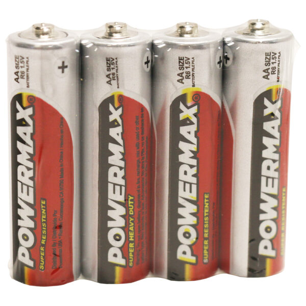 POWERMAX AA HD 4 PACK SHRINK WRAPED