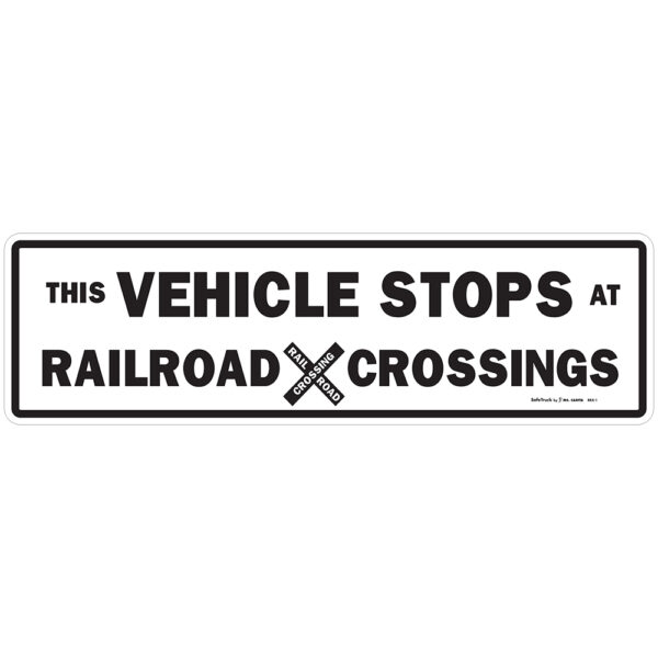 VEHICLE STOPS AT RR