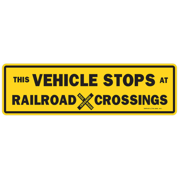 VEHICLE STOPS AT RR